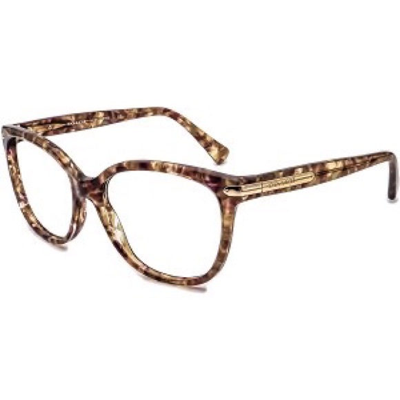 Coach Prescription Glasses or Sunglasses in Confetti Light Brown - Picture 10 of 12